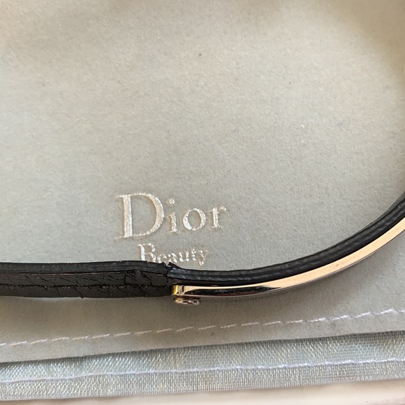 Dior beauty black leather wrap around bracelet - Picture 6 of 8
